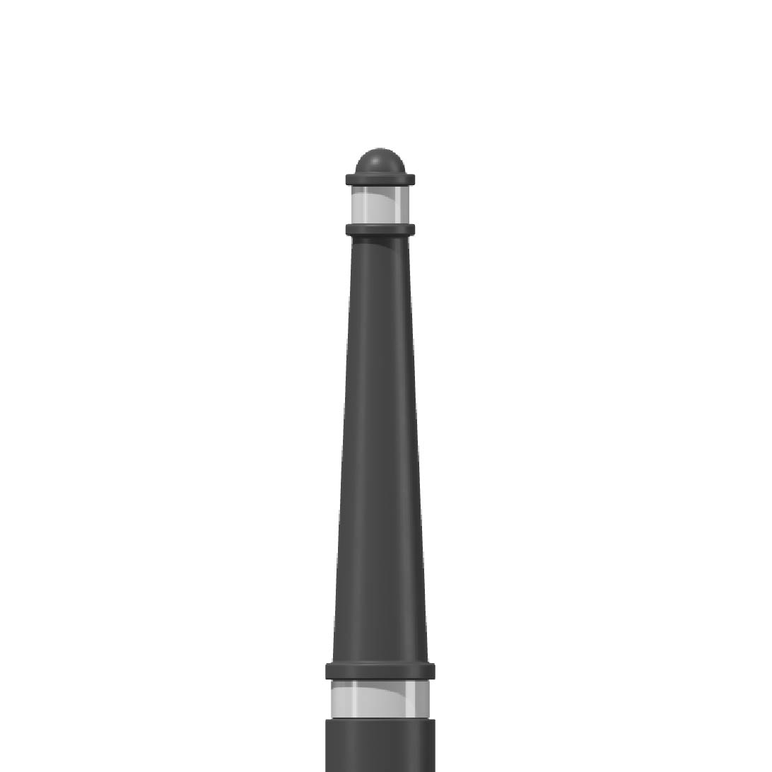 VSI Pole Cone Urban bollard CITY - DK-10 Model gerecycled rubber