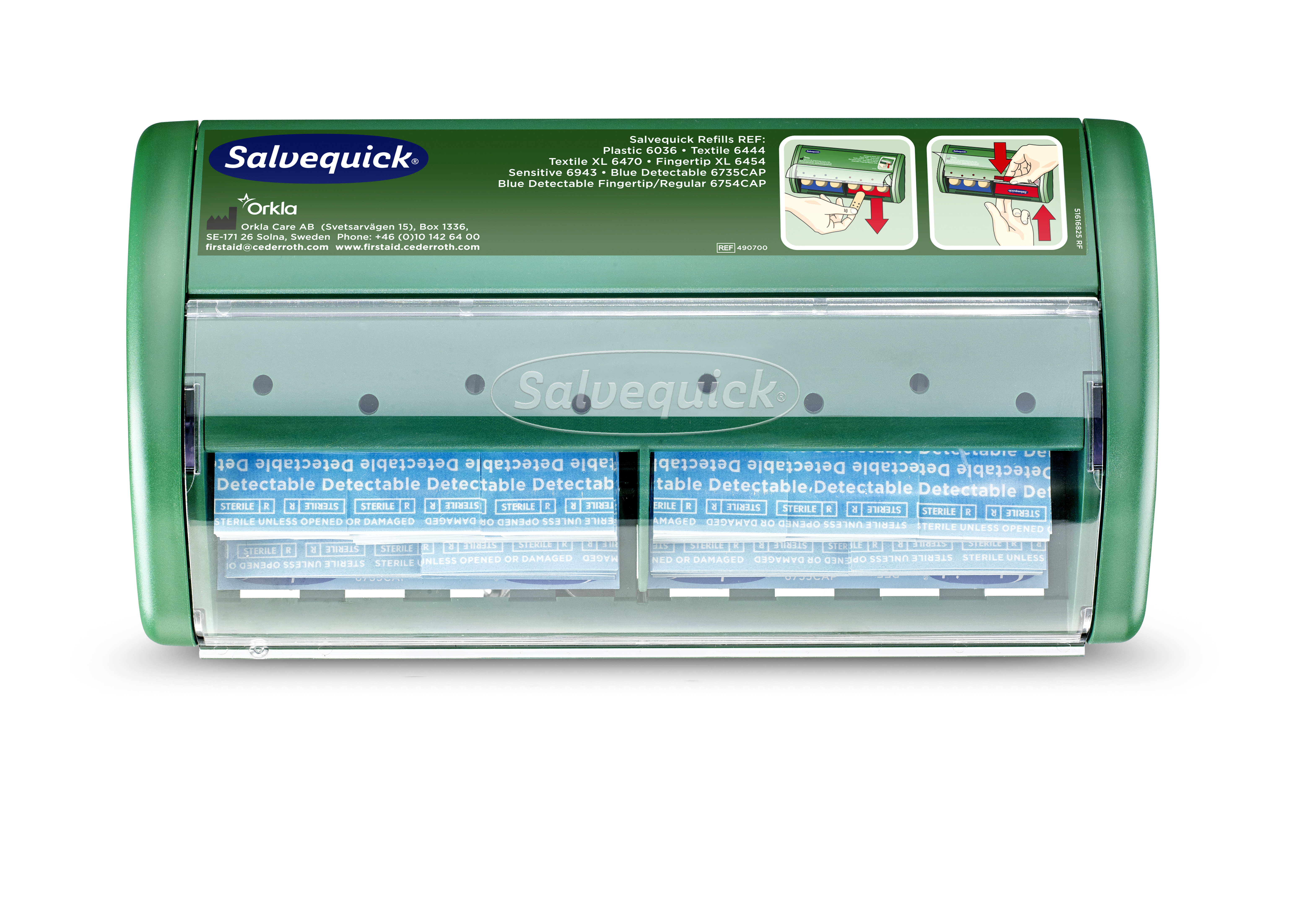 VSI Salvequick Pleisterdispenser / Pleisterautomaat - Detectie pleisters